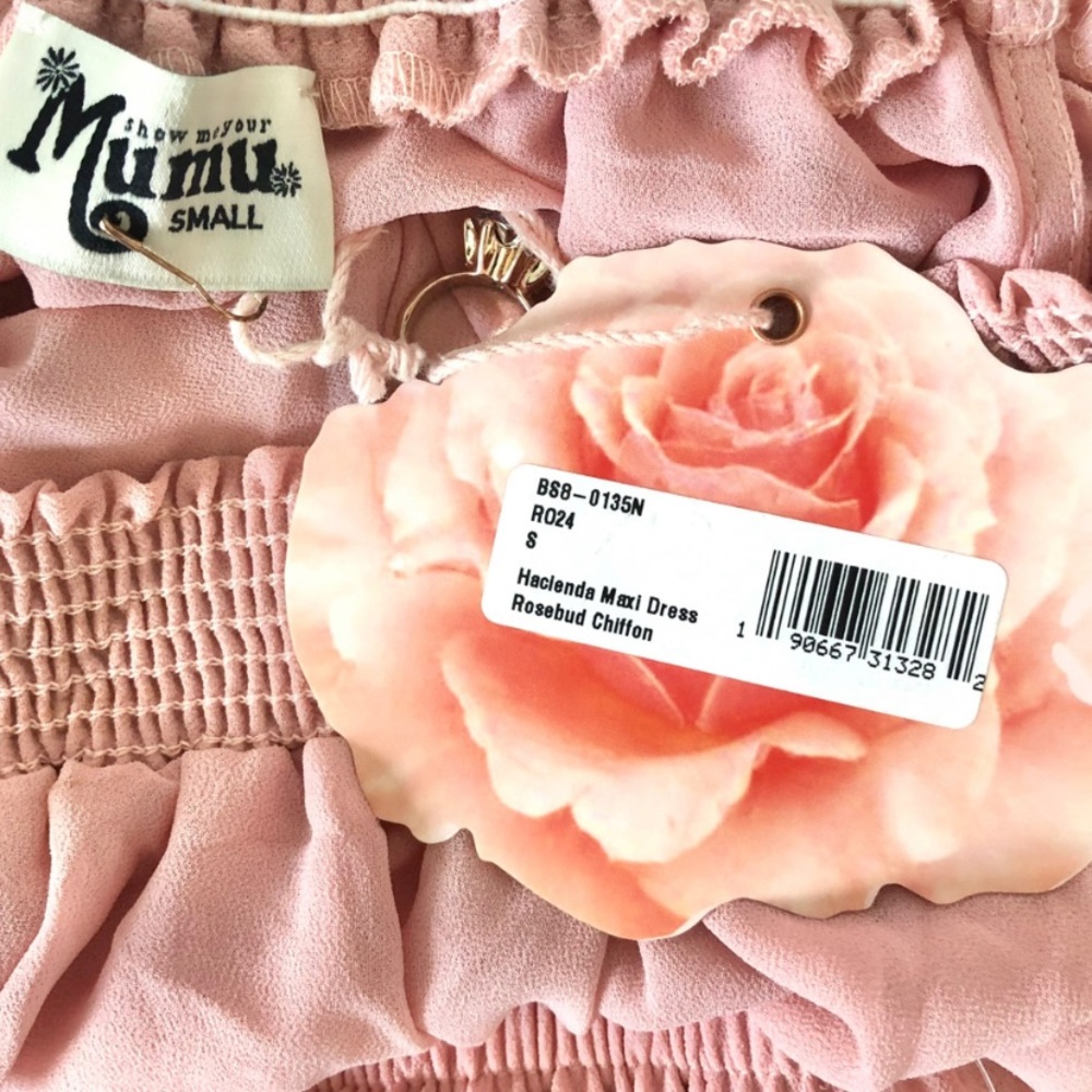 Show Me Your MuMu Hacienda Maxi Dress Rosebud S - Picture 4 of 4